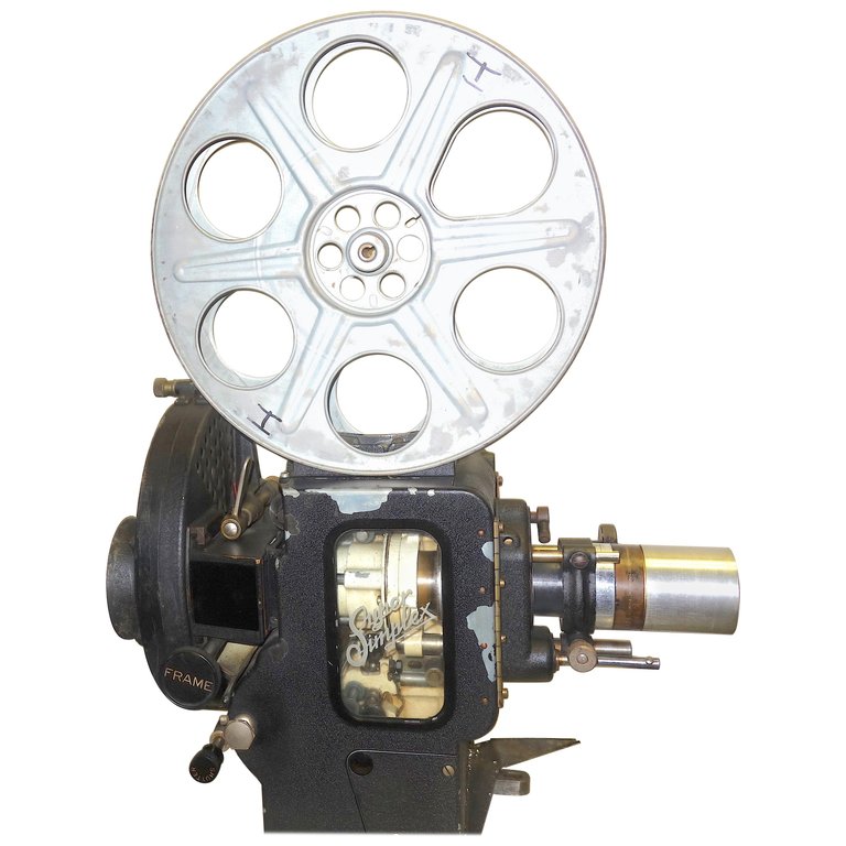 Motion Picture 35mm Theatre Projector 1922 Design, Complete Head