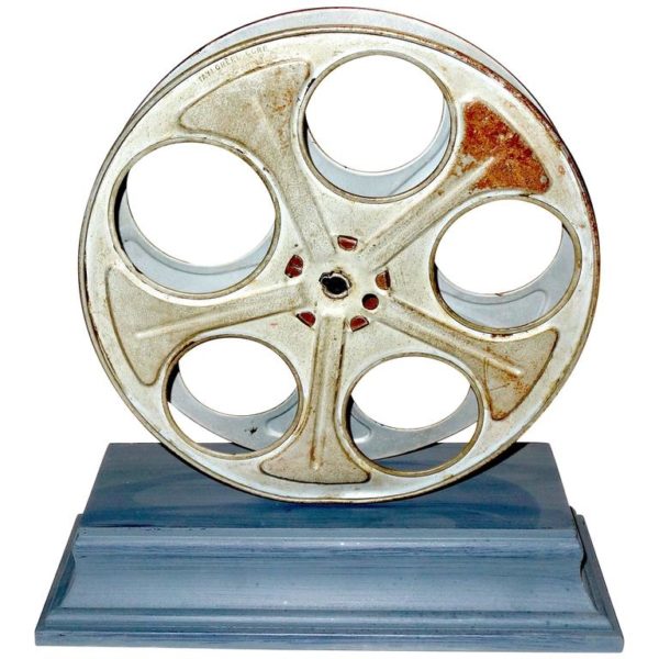 Vintage Movie Reel With 35mm Sound Motion Picture Film, Circa Mid