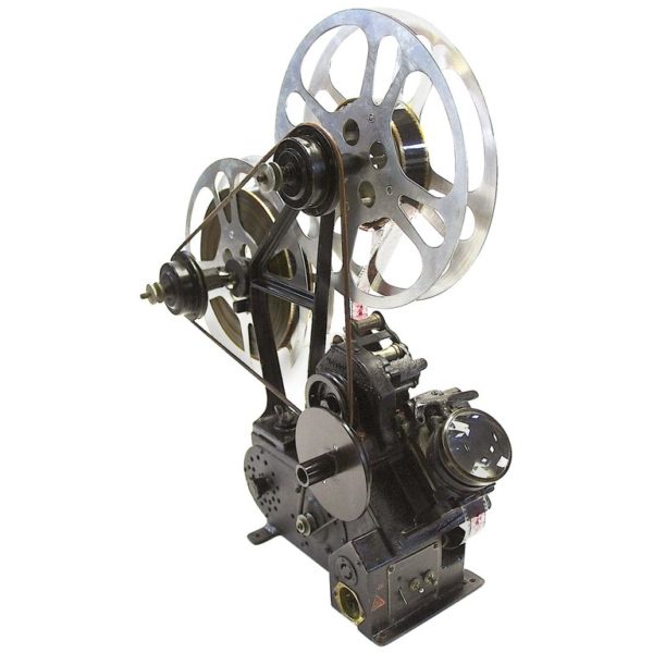 Moviola Bullseye 35mm Film Editing Viewer Designed 1919 Built in 1932, Sculpture
