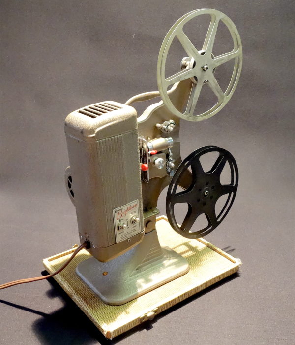 Movie Film Projector 8MM Keystone Brightbeam K-70 Reel Bell & Howell Vintage