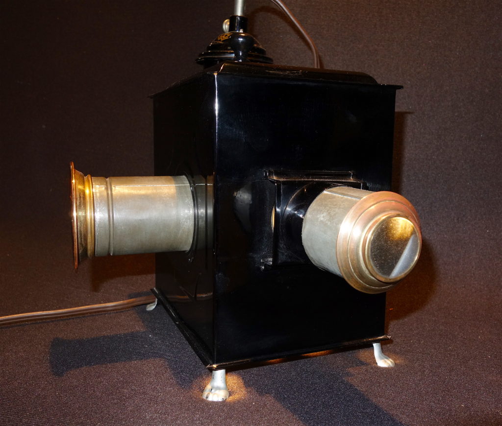 Magic Lantern Slide Projector In Tin & Brass By Bavaria Works, Circa ...