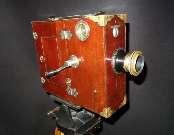 Ball, Circa 1913, 35mm Hand Crank Wood And Brass Motion Picture